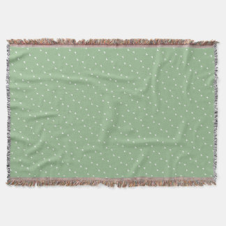 Couverture Minimalist Dusty Sage Tiny Triangles 