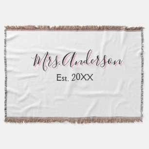 Couverture Mme ajouter nom nom de famille noir rose est année