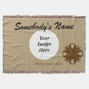 Couverture Modèle Brown du ruban de trèfle par Kenneth Yoncic