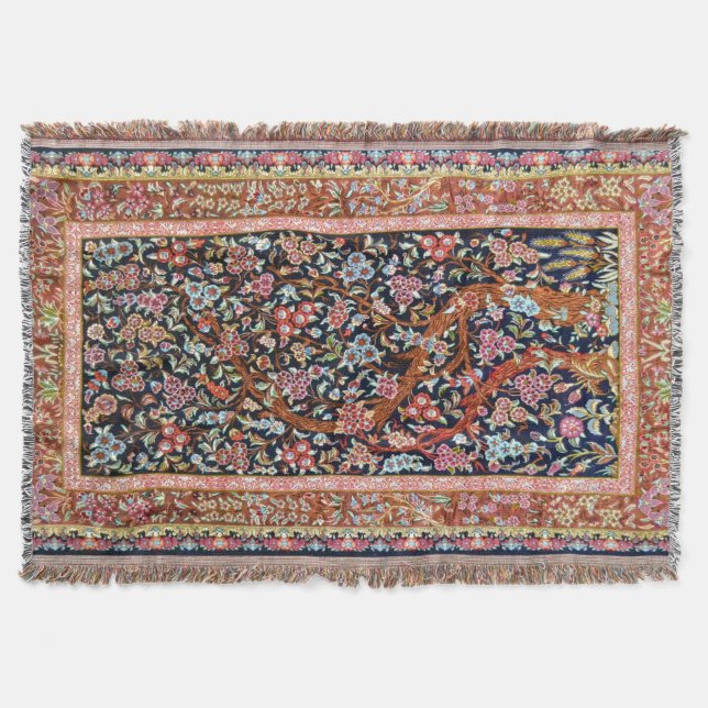 Couverture Modèle floral oriental persan turc (Devant)