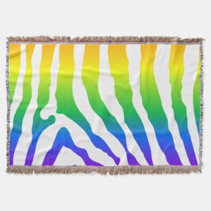 Couverture Modèle Rainbow Zebra