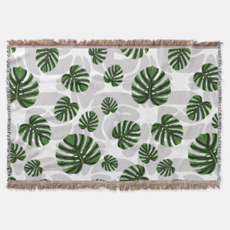 Couverture Modern Boho Botanical Leaves Pattern