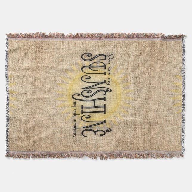 Couverture Mon soleil sur la toile de jute (Devant)