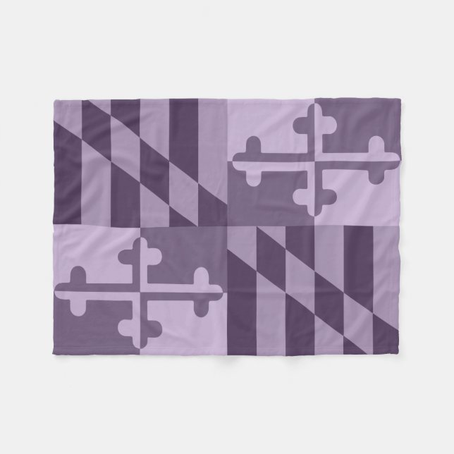 Couverture monochromatique de drapeau du Maryland (Devant (Horizontal))