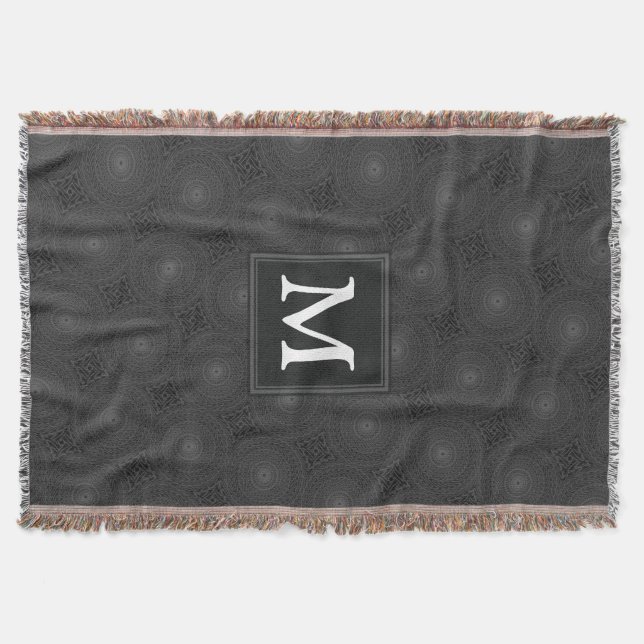 Couverture Monogramme motif des cercles de charbon (Devant)