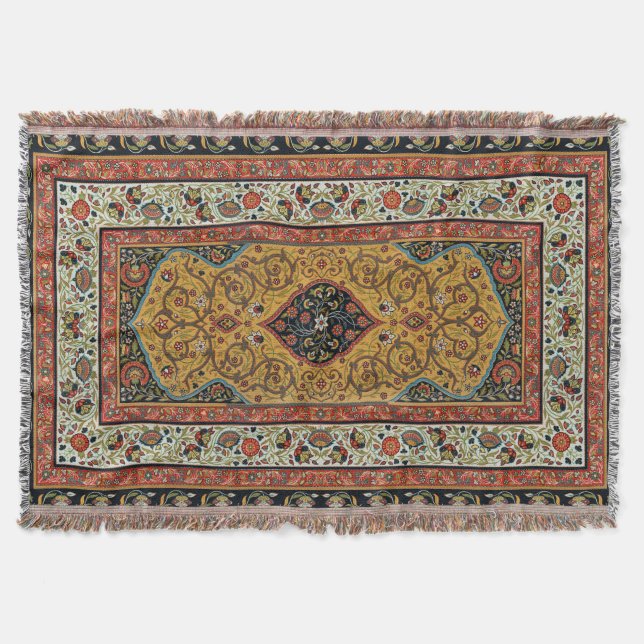 Couverture Moquette Perse antique Design élégant (Devant)