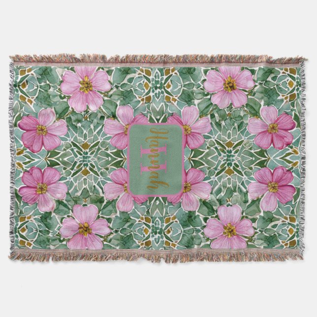 Couverture Mosaïque du jardin rose (Devant)