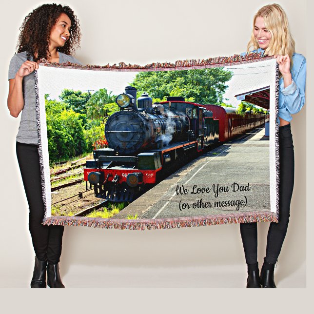 Couverture Moteur De Train À Vapeur Locomotive La Station Ajo (Créateur téléchargé)