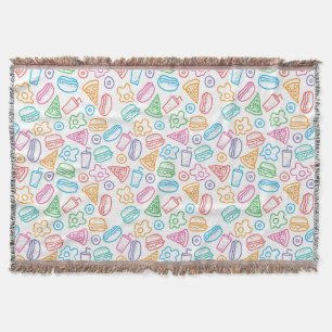 Couverture Motif 2 d'aliments de préparation rapide