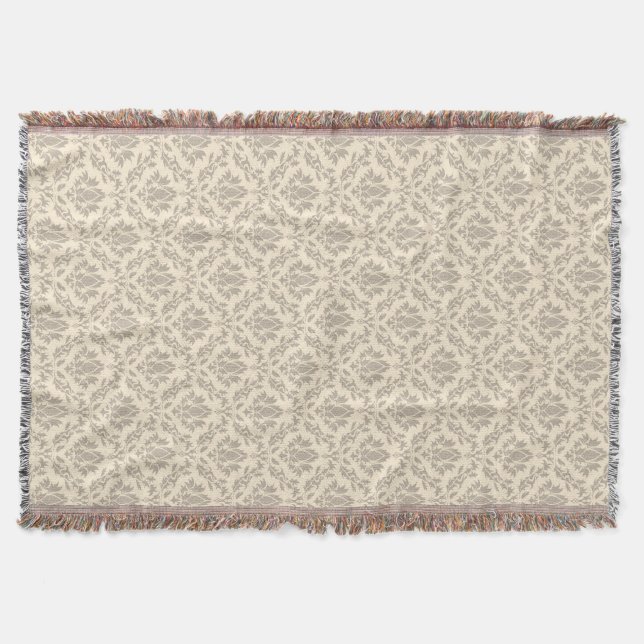Couverture Motif 3 de damassé (Devant)