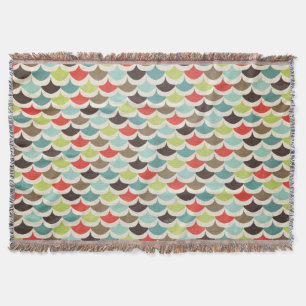 Couverture Motif à écharpe coloré