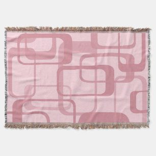 Couverture Motif Abstrait des années 70 de Pink Retro 60