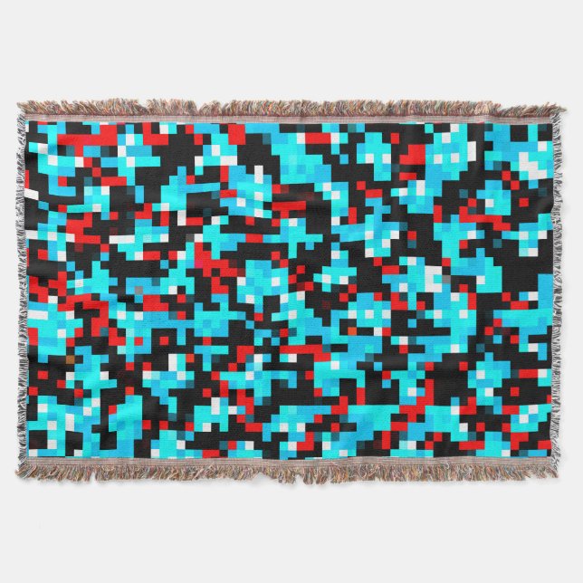 Couverture Motif Abstrait multicolore (Devant)