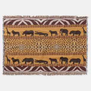 Couverture Motif africain moderne de Cheetah