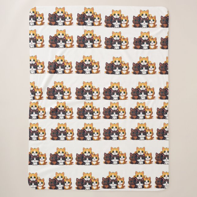 Couverture Motif chien mignonne (Devant)