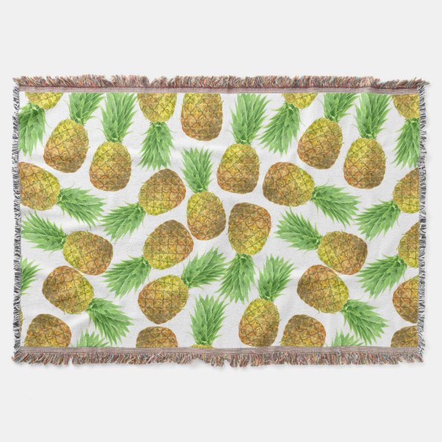 Couverture Motif d'aquarelle ananas (Devant)