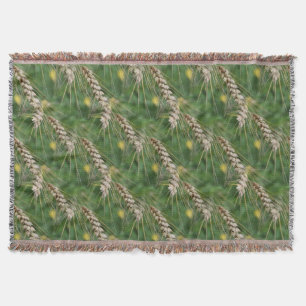 Couverture Motif d'art naturel de l'herbe séchée d'été