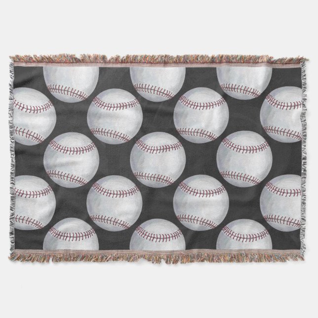 Couverture Motif de baseball peint (Devant)