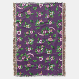 Couverture Motif de bouquet floral de Frida Kahlo   Purlpe