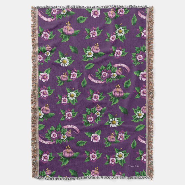 Couverture Motif de bouquet floral de Frida Kahlo | Purlpe (devant Vertical)