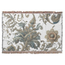Motif de Brocade bleu-bleu sombre