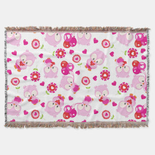 Couverture Motif De Chouettes, Chouettes Mignonnes, Chouettes