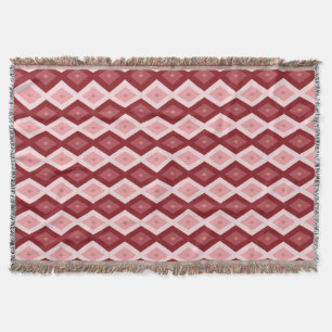 Couverture Motif de diamants rouges