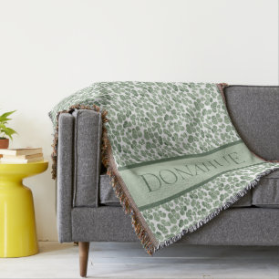 Couverture Motif de fermeture Shamrock aquarelle