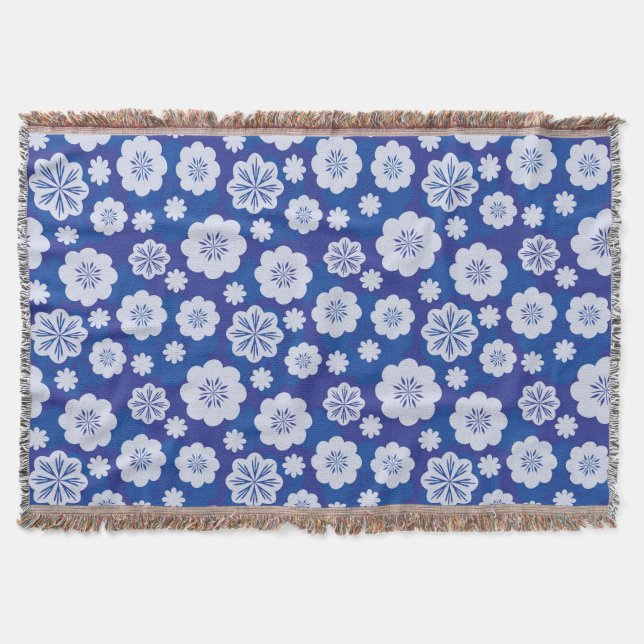 Couverture motif de fleur (Devant)