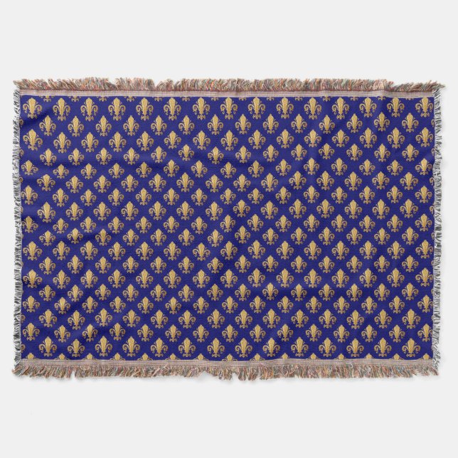 Couverture Motif de Fleur de lis (Devant)