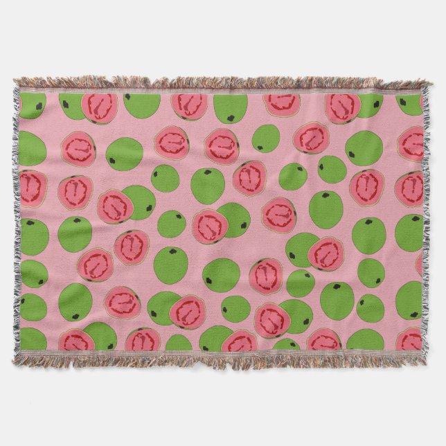 Couverture Motif de fruits de goyave (Devant)