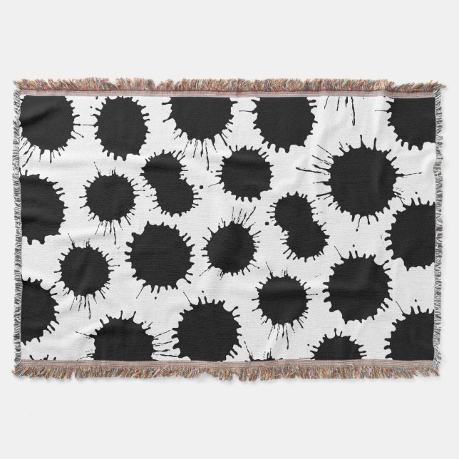 Couverture Motif de lot - Noir sur Blanc (Devant)
