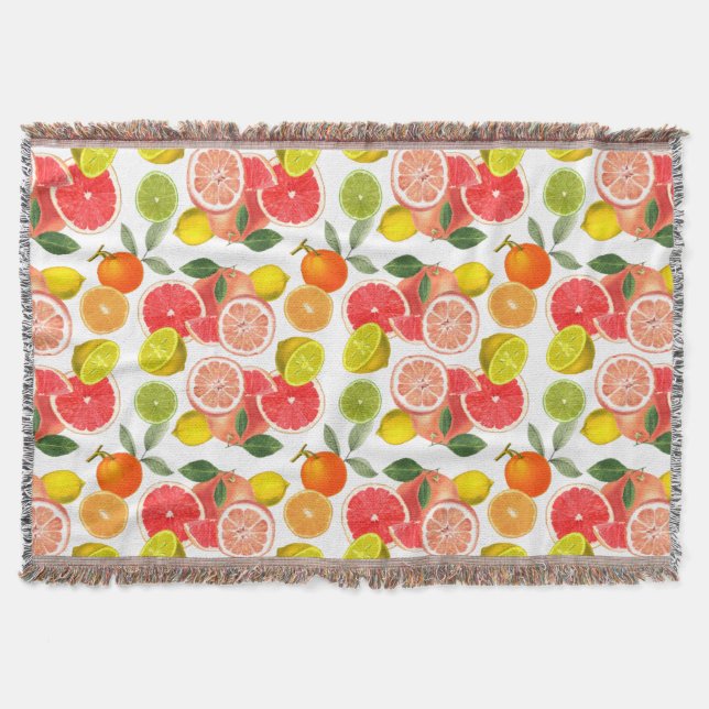 Couverture Motif de marguerite blanche florale au citron  (Devant)