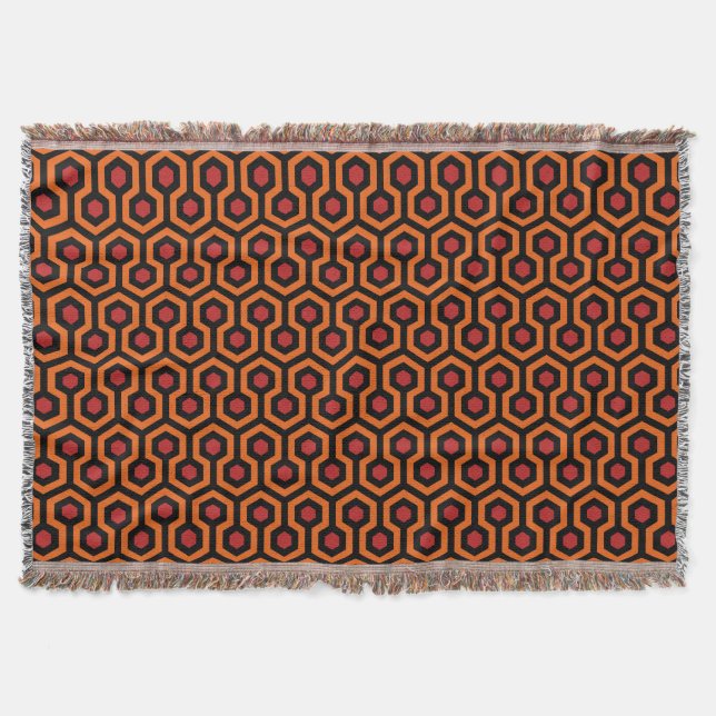 Couverture motif de moquette d'hôtel emblématique (Devant)