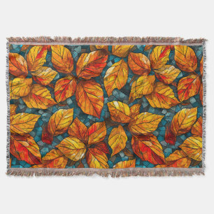 Couverture Motif de mosaïque d'automne