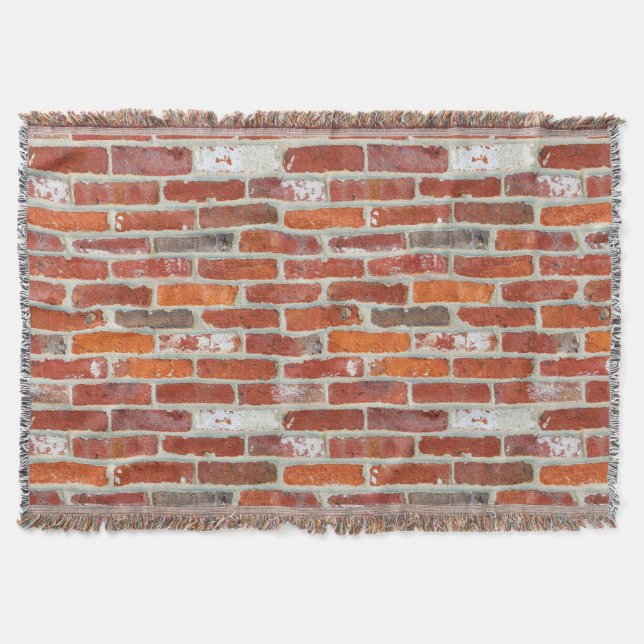 Couverture Motif de mur de brique rouge (Devant)