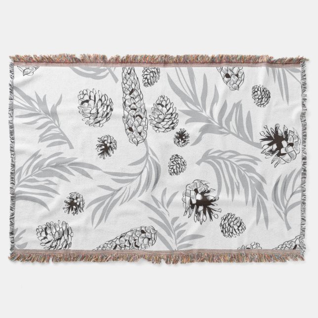 Couverture Motif de Noël, Pine Snow 7 (Devant)