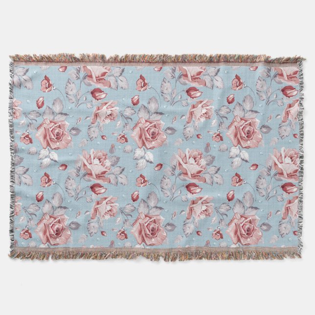 Couverture Motif de papier peint d'élégance des roses roses 2 (Devant)