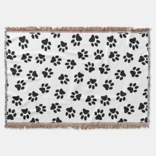 Couverture Motif De Pâtes, Paniers De Chien, Paniers Noirs