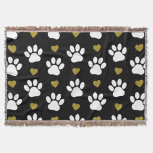 Couverture Motif De Pâtes, Pâtes De Chien, Pâtes Blanches, Co