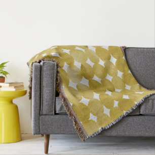 Couverture Motif de points jaune aquarelle tendance