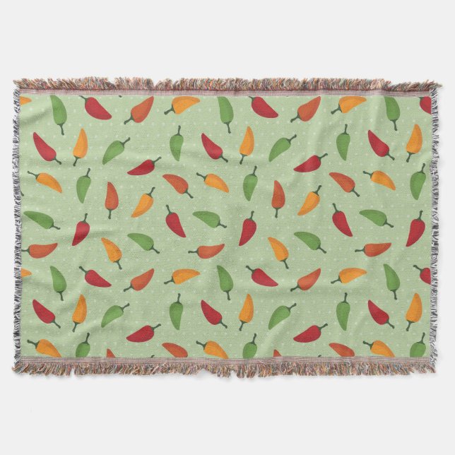 Couverture Motif de poivre de piments (Devant)