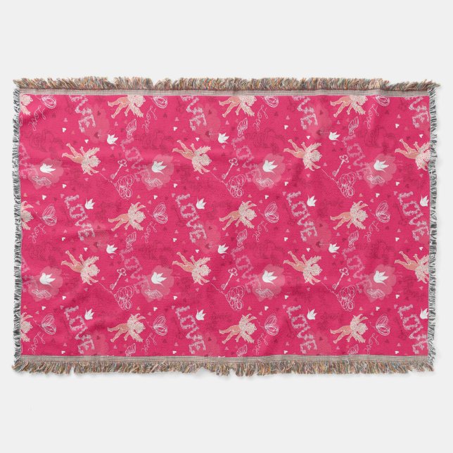 Couverture Motif de Saint-Valentin avec le cupidon (Devant)
