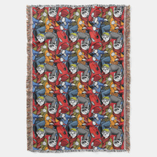 Couverture Motif de scooter de chats et de chiens