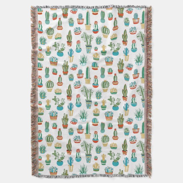 Couverture Motif de Succulents (devant Vertical)