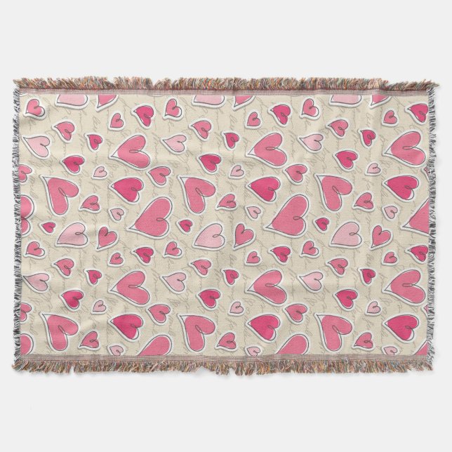 Couverture Motif des coeurs (Devant)
