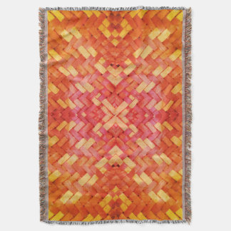 Couverture Motif d'Harmonie tissée Lot Blanket