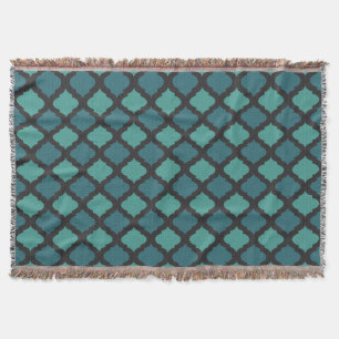 Couverture motif en mosaïque de style arabe