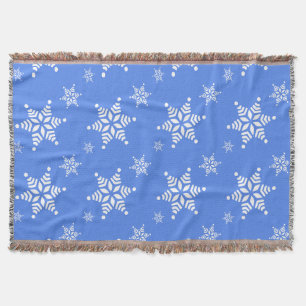 Couverture Motif Flocon de Neige, Flocons de Neige Blancs, Ne