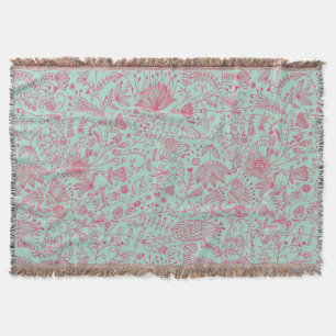 Couverture Motif floral mignon d'été